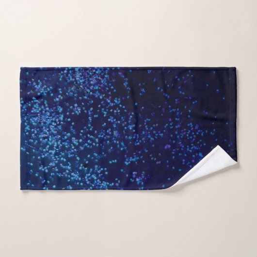 Midnite Blue Confetti Bad Handdoek (Handdoek)