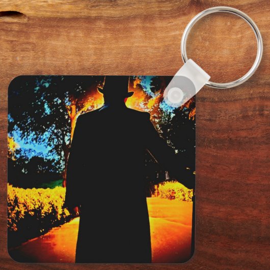 Midnite in het Pianotorium Sleutelhanger (Achterkant)