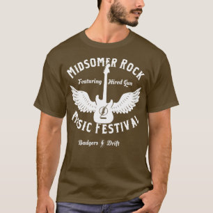 Midsomer Rock Muziekfestival Midsomer Murders T-shirt