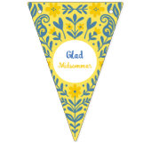 Midsommar - Traditionele Zweedse Midzomer Vlaggetjes (Derde vlag)