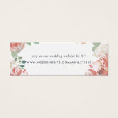 Midsummer Floral Mariage Website Cartes RSVP (Devant)