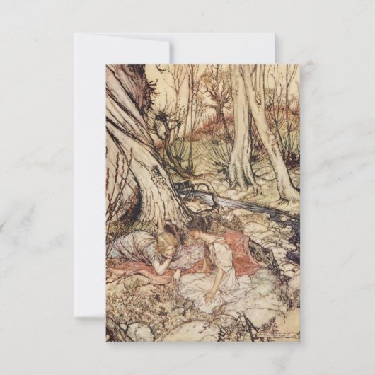 Midsummer Night's Dream Perkament Save the Date (Voorkant)