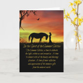 Midsummeravond Litha Zomerzonnewende Kaart (Gele Bloem)