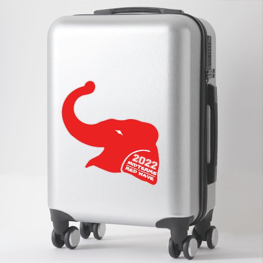 MIDTERMS 2022 RED WAVE STICKER (Koffer)