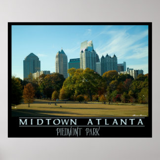Midtown Atlanta - Piemonte Park Poster
