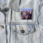 Midtown en Upper East Side Vierkante Button 5,1 Cm (In situ)