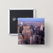 Midtown en Upper East Side Vierkante Button 5,1 Cm (Voorkant /achterkant)