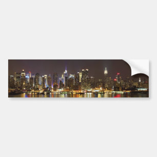 Midtown Manhattan, gezien vanuit Weehawken New Jer Bumpersticker