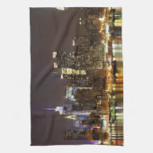 Midtown Manhattan, gezien vanuit Weehawken New Jer Theedoek (Verticaal)