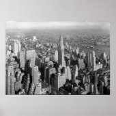 Midtown Manhattan New York City NY 1932 Poster (Voorkant)