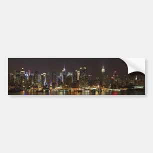 Midtown Manhattan uit Weehawken NJ Bumpersticker