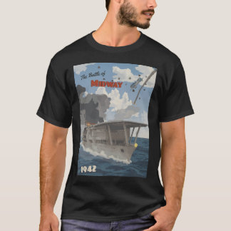 Midway 1942 - Reizenposter voor vliegdekschepen T-shirt