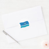 Midway-eiland Vlag Sticker (Envelop)