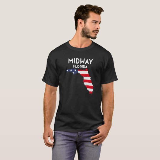 Midway Florida USA T-shirt (Voorkant volledig)