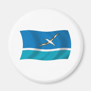 Midway Island Flag Magnet Magneet