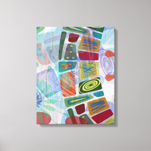 Midway Panels III Canvas Afdruk (Voorkant)