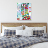 Midway Panels III Canvas Afdruk (Insitu (Slaapkamer))