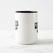 Midweek Blues logo 15 oz Two-Tone Mok (Center)