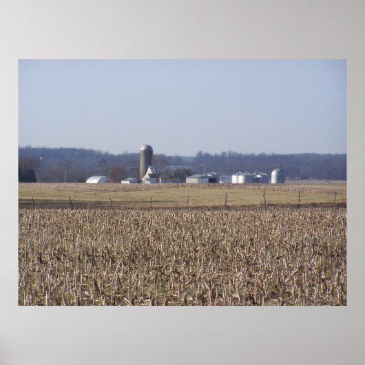 Midwest-Boerderij Poster (Voorkant)