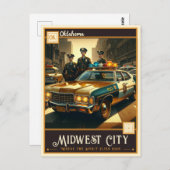 Midwest City, Oklahoma |  Briefkaart (Voorkant / Achterkant)