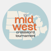 Midwest Crossword Toernooi Stickers