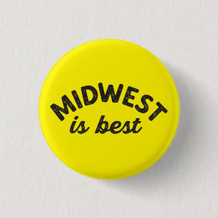 Midwest is Best Pin Ronde Button 3,2 Cm