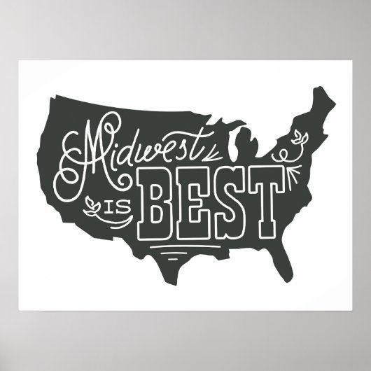 Midwest is het beste - Art Print (Voorkant)