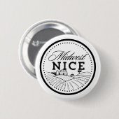 Midwest Nice-toets Ronde Button 5,7 Cm (Voorkant /achterkant)