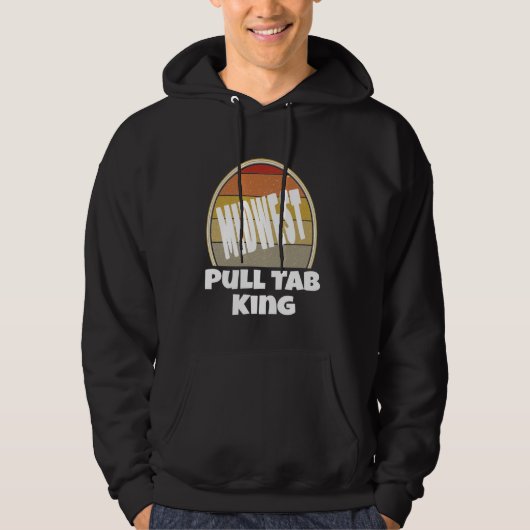 Midwest Pull Tab King Trots om Midwest leuk te zij Hoodie (Voorkant)