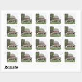 Midwest Weathered Barn Farming Stickers (Vel)