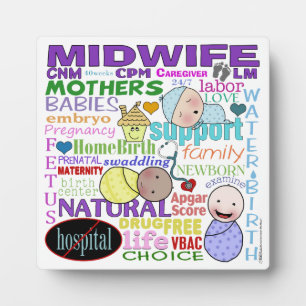 Midwifery Terminology-Subway Art Fotoplaat