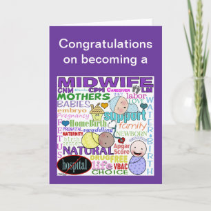 Midwifery Terminology-Subway Art Kaart