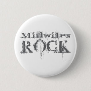 Midwifes Rock Ronde Button 5,7 Cm