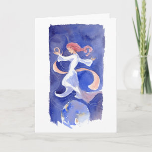 Midwinter Dancer Solstice Kaart