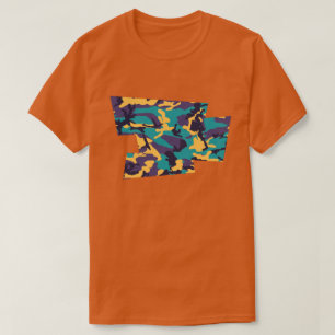 Midzomer Camo Pattern Blown Pixel T-shirt