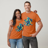 Midzomer Camo Pattern Digital Sketch T-shirt (Unisex)