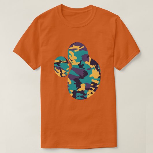 Midzomer Camo Pattern Paint Splat v2 T-shirt (Design voorkant)