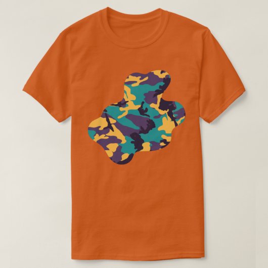 Midzomer Camo Pattern Paint Splat v3 T-shirt (Design voorkant)