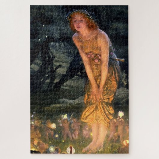 "Midzomer Eve" door Edward Robert Hughes Legpuzzel (Verticaal)