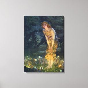 Midzomer Eve pre-Raphaelite Art Canvas Afdruk