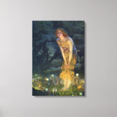 Midzomer Eve Pre-Raphaelite Art Canvas Print (Voorkant)