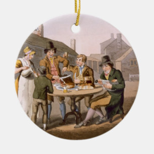 Midzomer Eve uit het graf "Costume of Yorkshire" Keramisch Ornament