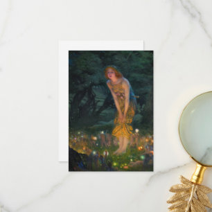 Midzomer Eve van Edward Robert Hughes Bedankkaart