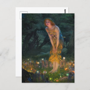 Midzomer Eve van Edward Robert Hughes Briefkaart