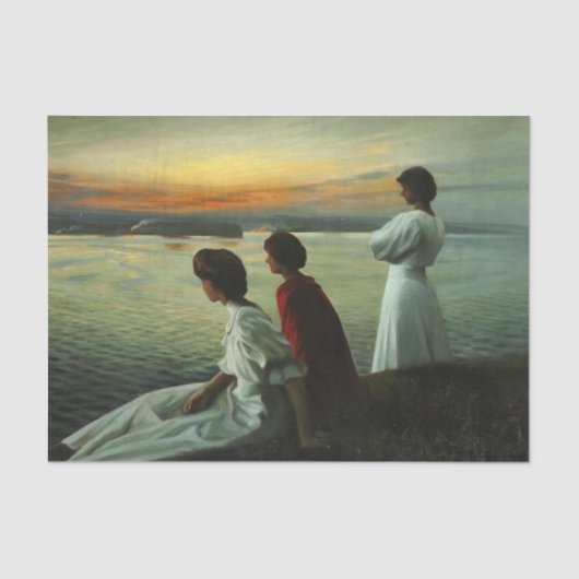 Midzomer Eve van Harald Slott-Moller Tissuepapier (Voorkant)