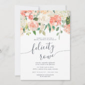 Midzomer-Floral-Vrijgezellenfeest Kaart (Voorkant)