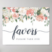 Midzomer Floral Weddenschap Poster (Voorkant)