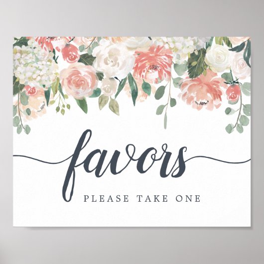 Midzomer Floral Weddenschap Poster (Voorkant)