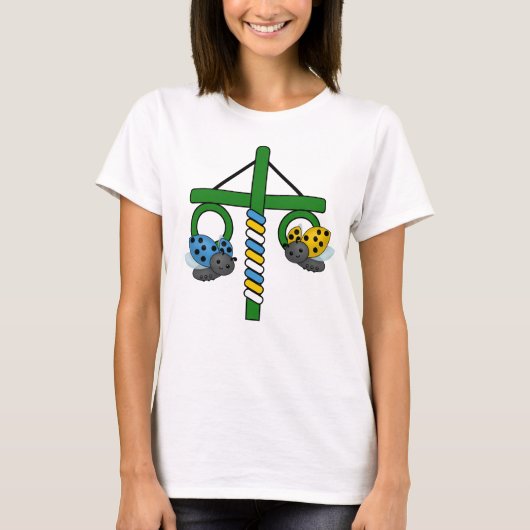 Midzomer Ladybugs Maypole T-shirt (Voorkant)