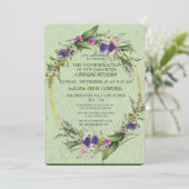 Midzomer lentbloem kaart (Staand voorkant)